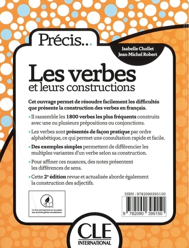 Les verbes et leurs constructions 2e édition