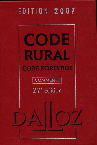 Isabelle Couturier - Code rural, code forestier 2007.
