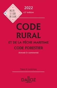 Isabelle Couturier et Edith Dejean - Code rural et de la pêche maritime ; Code forestier - Annoté & commenté.