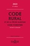 Isabelle Couturier - Code rural et de la pêche maritime. Code forestier - Annoté & commenté.