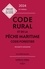 Code rural et de la pêche maritime. Code forestier, annoté et commenté  Edition 2024