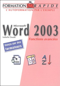 Isabelle Daudé - Word 2003 - Fonctions avancées.
