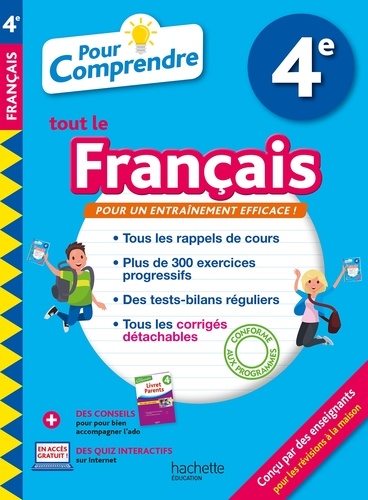 Français 4e pour comprendre  Edition 2019
