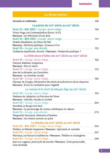 Français écrit + oral 1re générale. Sujets & corrigés  Edition 2022
