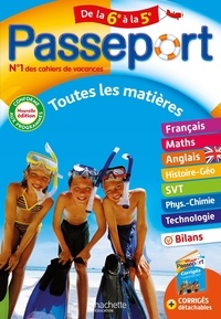 Isabelle de Lisle et Philippe Rousseau - Passeport Toutes les matières de la 6e à la 5e.