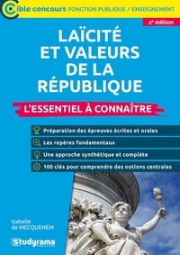 Isabelle de Mecquenem - Laicité et valeurs de la République - L'essentiel à connaître.