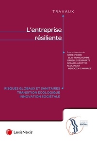 Isabelle Desbarats et Marie-Pierre Blin-Franchomme - L'entreprise résiliente - Risques globaux et sanitaires, transition écologique, innovation sociétale.