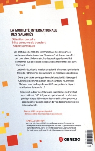 La mobilité internationale des salariés. Définition du cadre, mise en oeuvre du transfert, aspects pratiques 3e édition