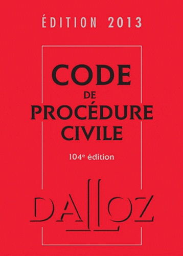 Isabelle Després - Code de procédure civile 2013.