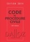 Code de procédure civile 2014 105e édition