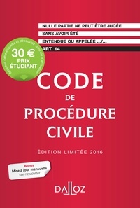 Isabelle Després - Code de procédure civile 2016.
