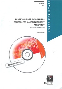 Isabelle Gandin - Répertoire des entreprises contrôlées majoritairement par l'Etat - Au 31 décembre 2003. 1 Cédérom
