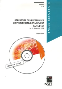 Répertoire des entreprises contrôlées majoritairement par l'Etat