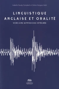 Linguistique anglaise et oralité