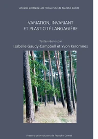 Variant, invariant et plasticité langagière
