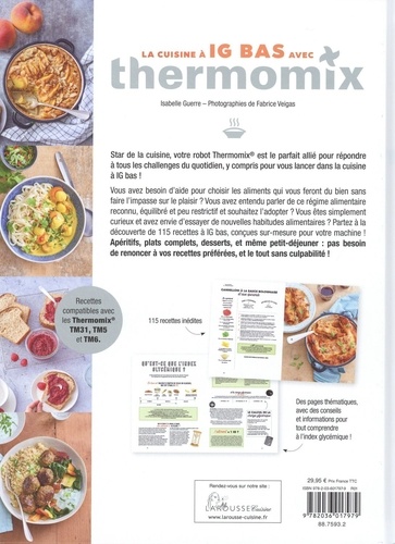 IG Bas Thermomix. 115 recettes pour réduire le sucre au quotidien