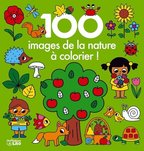 100 images de la nature à colorier !