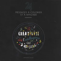 24 messages à colorier et à afficher
