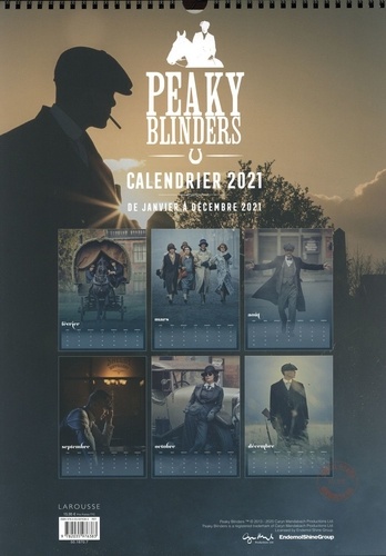 Calendrier Peaky Blinders  Edition 2021