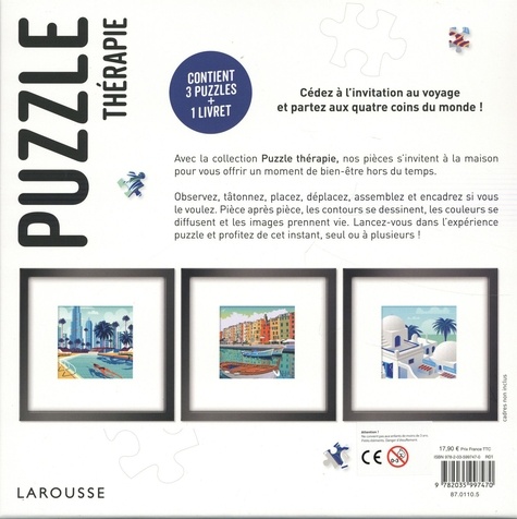 Envie d'ailleurs - Contient 3 puzzles de 240... de Isabelle Jeuge-Maynart -  Livre - Decitre