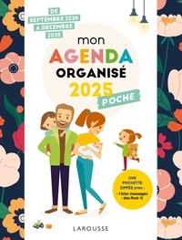 Isabelle Jeuge-Maynart et Ghislaine Stora - Mon agenda organisé poche - De septembre 2024 à décembre 2025.