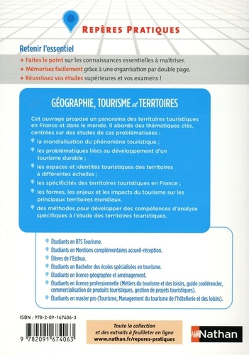 Géographie, tourisme et territoires  Edition 2021