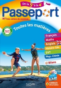Isabelle Lisle et Philippe Rousseau - Passeport Toutes les matières de la 5e à la 4e.