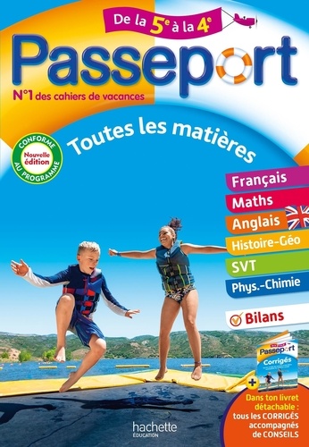 Passeport Toutes les matières de la 5e à la 4e  Edition 2024