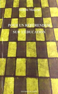 Pour un référendum sur l'éducation