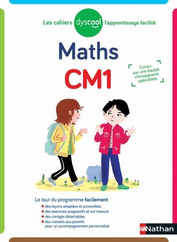 Maths CM1  Edition 2020 - Adapté aux dys