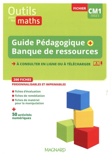 Outils pour les Maths CM1 Cycle 3. Guide pédagogique + Banque de ressources  Edition 2023