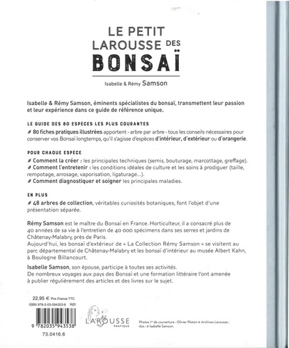 Le Petit Larousse des Bonsaï