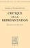 Critique de la représentation.. Etude sur Fichte