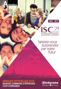  ISC Paris - Annales de la banque d'épreuves communes CCIR.