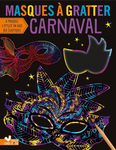  ISeek Ltd - Masques à gratter carnaval.