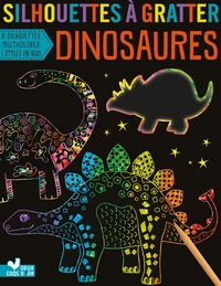 Silhouettes à gratter dinosaures