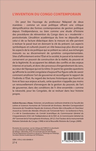 L'invention du Congo contemporain. Traditions, mémoires, modernités Tome 1
