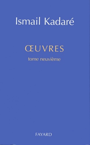 Oeuvres complètes. tome 9