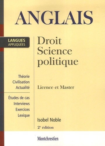 Isobel Noble - Anglais appliqué - Droit, Science politique, Licence et Master.