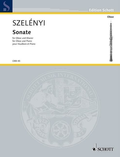 István Szelényi - Edition Schott  : Sonata - oboe and piano..