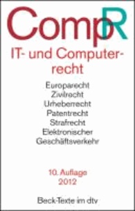 IT - und Computerrecht - Europarecht, Zivilrecht, Urheberecht, Patentrecht. Strafrecht, Ergänzende Vertragsbedingungen.