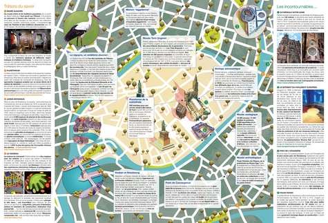 Strasbourg. La city carte pour les enfants et les parents