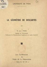 La géométrie de Descartes