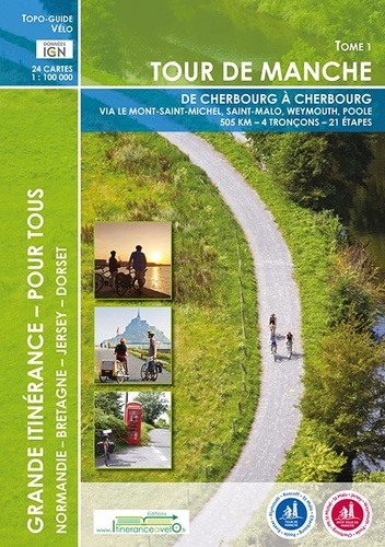 Tour de Manche - Tome 1, de Cherbourg à Cherbourg de Itinérance à vélo -  Livre - Decitre