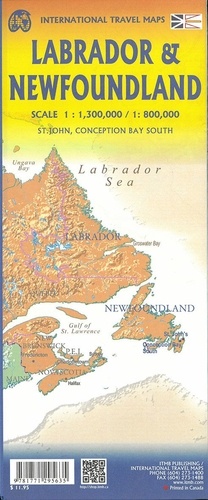 Newfoundland & Labrador. 1/800 000 ; 1/300 000
