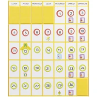 Le calendrier à construire