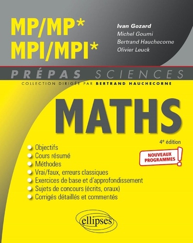 Mathématiques MP/MP* MPI/MPI* 4e édition