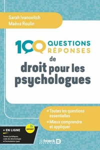 100 questions/réponses de droit pour les psychologues