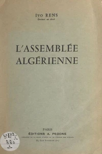 L'assemblée algérienne