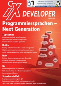 iX Developer Programmiersprachen – Next Generation 2022
